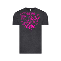 Vintage Black Reba Mcentire Diva Like Dolly Rebel Like Reba Vintage Tee - linhVisuals