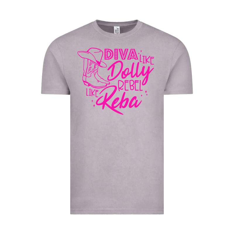Reba Mcentire Diva Like Dolly Rebel Like Reba Vintage Tee by linhVisuals | Teevron