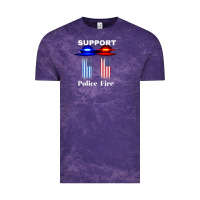 Cloud Purple support our police & fire departments   1st responders premium Vintage Tee - linhVisuals