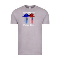 Vintage Zinc support our police & fire departments   1st responders premium Vintage Tee - linhVisuals