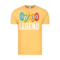 Vintage Mustard funny bingo legend bingo balls game Vintage Tee - linhVisuals