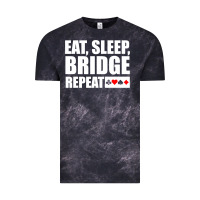 Cloud Black funny bridge card game lover bridge Vintage Tee - linhVisuals