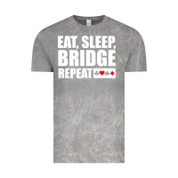 Cloud Rock funny bridge card game lover bridge Vintage Tee - linhVisuals