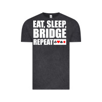 Vintage Black funny bridge card game lover bridge Vintage Tee - linhVisuals