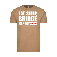 Vintage Coffee funny bridge card game lover bridge Vintage Tee - linhVisuals