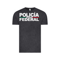 Vintage Black mexico policia federal mexican police law enforcement Vintage Tee - linhVisuals