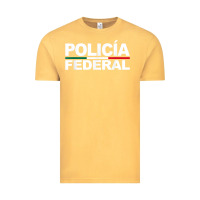 Vintage Mustard mexico policia federal mexican police law enforcement Vintage Tee - linhVisuals