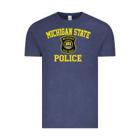 Vintage Denim michigan state police Vintage Tee - linhVisuals