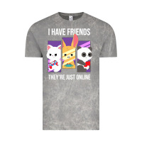 Cloud Rock i have friends they are just online Vintage Tee - linhVisuals