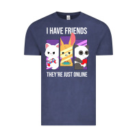 Vintage Denim i have friends they are just online Vintage Tee - linhVisuals