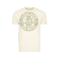 Vintage Arctic i love guns bacon pork pig funny gun Vintage Tee - linhVisuals