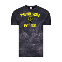 Cloud Black virginia state police Vintage Tee - linhVisuals