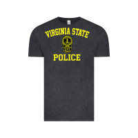 Vintage Black virginia state police Vintage Tee - linhVisuals
