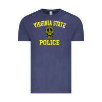 Vintage Denim virginia state police Vintage Tee - linhVisuals