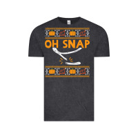 Vintage Black oh snap turkey wishbone funny ugly Vintage Tee - linhVisuals