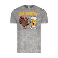 Cloud Rock oh snap thanksgiving cute turkey day Vintage Tee - linhVisuals