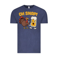 Oh Snap Thanksgiving Cute Turkey Day Vintage Tee | Teevron