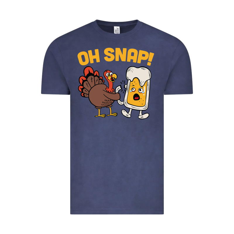 Oh Snap Thanksgiving Cute Turkey Day Vintage Tee by linhVisuals | Teevron