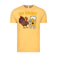 Vintage Mustard oh snap thanksgiving cute turkey day Vintage Tee - linhVisuals
