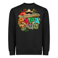 Black Papacita Heavyweight Sweatshirt - FaDigitalArtStudio