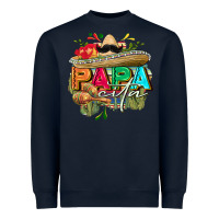 Navy Papacita Heavyweight Sweatshirt - FaDigitalArtStudio