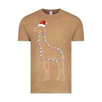 Vintage Camel santa giraffe christmas color led Vintage Tee - linhVisuals