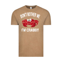 Vintage Coffee don't bother me i'm crabby Vintage Tee - linhVisuals