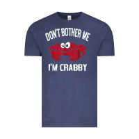 Vintage Denim don't bother me i'm crabby Vintage Tee - linhVisuals