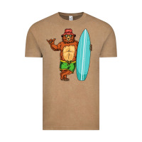 Vintage Coffee surfing premium Vintage Tee - linhVisuals