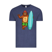 Vintage Denim surfing premium Vintage Tee - linhVisuals