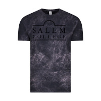 Cloud Black Salem College Vintage Tee - linhVisuals