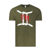Vintage Olive zodiac series gemini classic Vintage Tee - linhVisuals