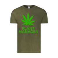 Vintage Olive plant manager weed pot cannabis flippin sweet gear transparent copy Vintage Tee - linhVisuals