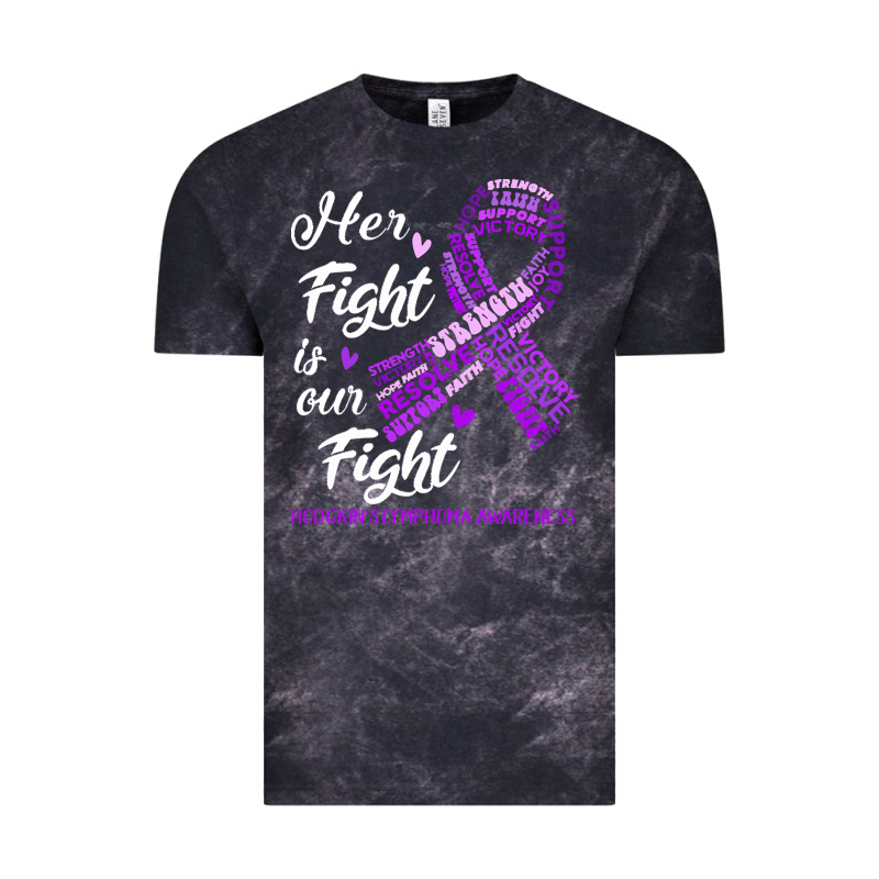 Hodgkins Lymphoma Awareness T  Shirt Hodgkin's Lymphoma Awareness Her Vintage Tee by linhVisuals | Teevron