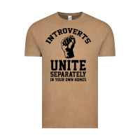 Vintage Coffee introverts unite Vintage Tee - linhVisuals