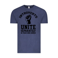 Vintage Denim introverts unite Vintage Tee - linhVisuals