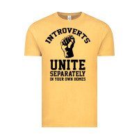 Vintage Mustard introverts unite Vintage Tee - linhVisuals