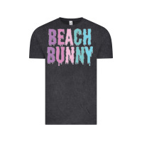 Vintage Black beach bunny Vintage Tee - linhVisuals