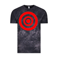 Cloud Black bullseye target Vintage Tee - linhVisuals
