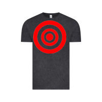 Vintage Black bullseye target Vintage Tee - linhVisuals
