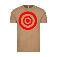 Vintage Coffee bullseye target Vintage Tee - linhVisuals