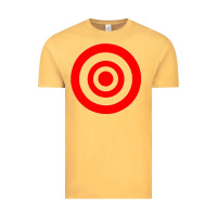 Vintage Mustard bullseye target Vintage Tee - linhVisuals