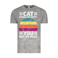 Cloud Rock Funny Cat Lover Sarcastic Cat Memes Vintage Tee - linhVisuals
