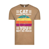 Vintage Coffee Funny Cat Lover Sarcastic Cat Memes Vintage Tee - linhVisuals