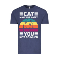 Vintage Denim Funny Cat Lover Sarcastic Cat Memes Vintage Tee - linhVisuals
