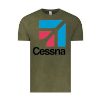 Vintage Olive cessnas Vintage Tee - linhVisuals