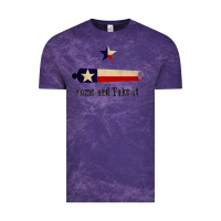 Cloud Purple come and take it   texas flag essential Vintage Tee - linhVisuals