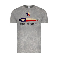 Cloud Rock come and take it   texas flag essential Vintage Tee - linhVisuals
