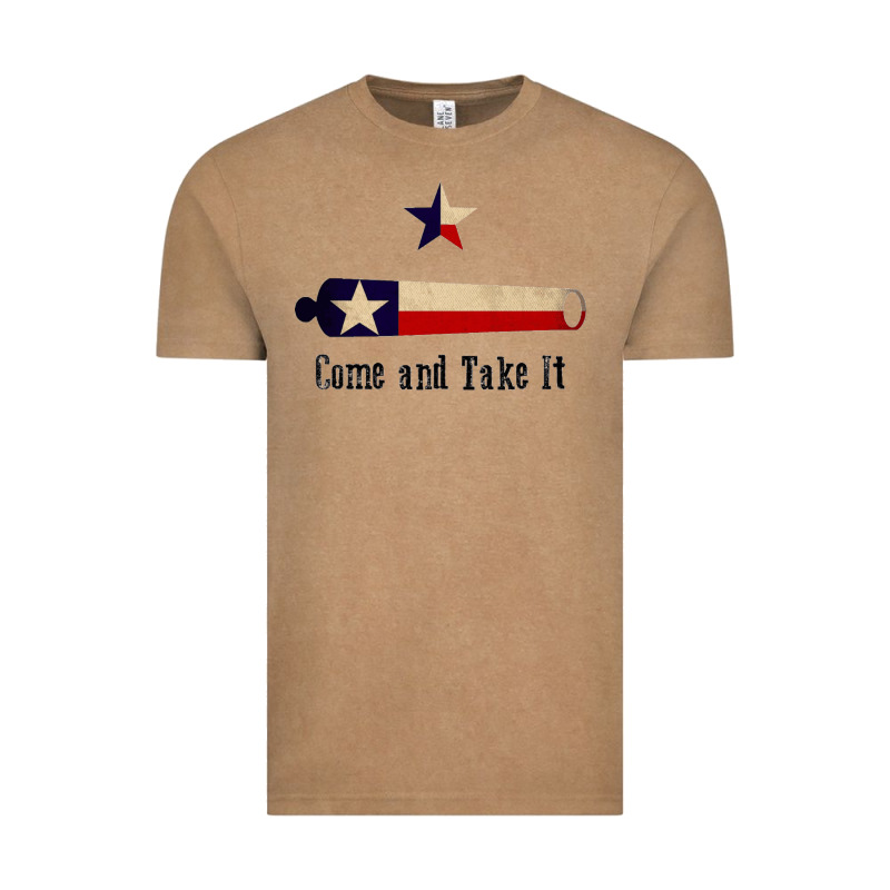 Come And Take It   Texas Flag Essential Vintage Tee by linhVisuals | Teevron