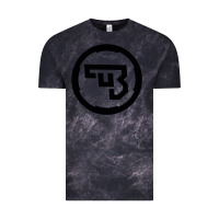 Cloud Black cz Vintage Tee - linhVisuals